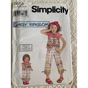 Simplicity Daisy Kingdom Jumpsuit and Doll Clothes Pattern Size 5 6 7 8 0655 - U